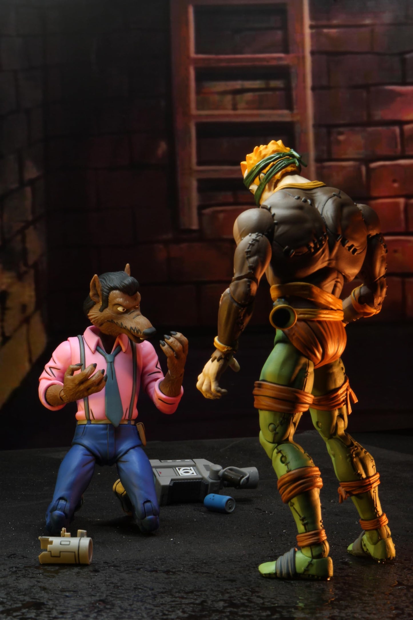 Teenage Mutant Ninja Turtles Cartoon Series 7 Inch Action Figure 2-Pack Exclusive - Rat King & Vernon