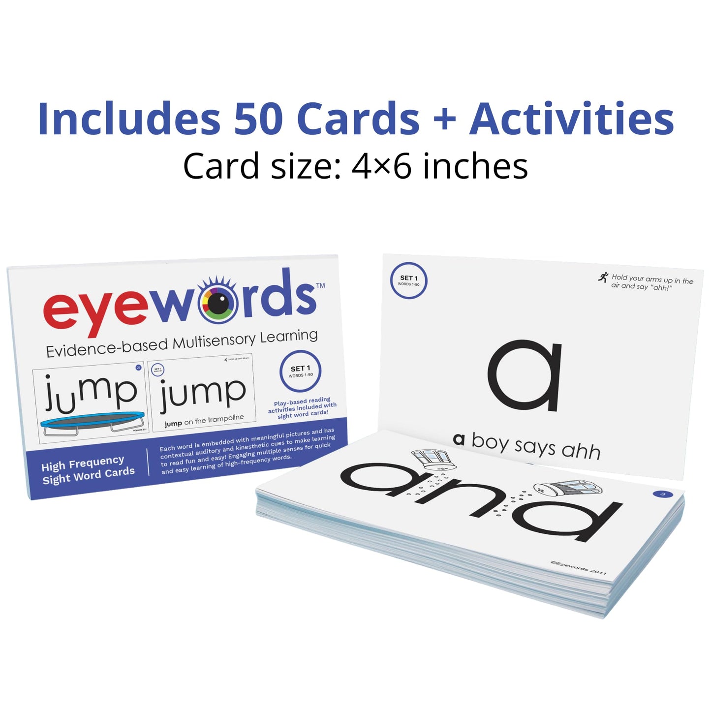 Eyewords Sight Word & Phonics Flash Cards, Set 1, Pre-K to Grade 3