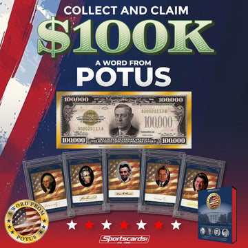 2025 A Word from The President POTUS Trading Card Box 1 Autograph or 1 Relic Per Box (Bush, Clinton, Donald Trump, Joe Biden, Obama)