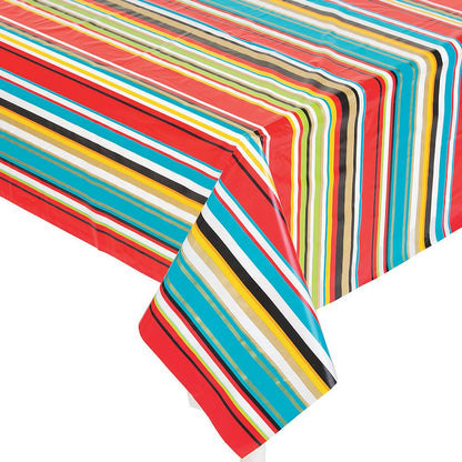 Fun Express Fiesta Sarape Plastic Tablecloth Roll