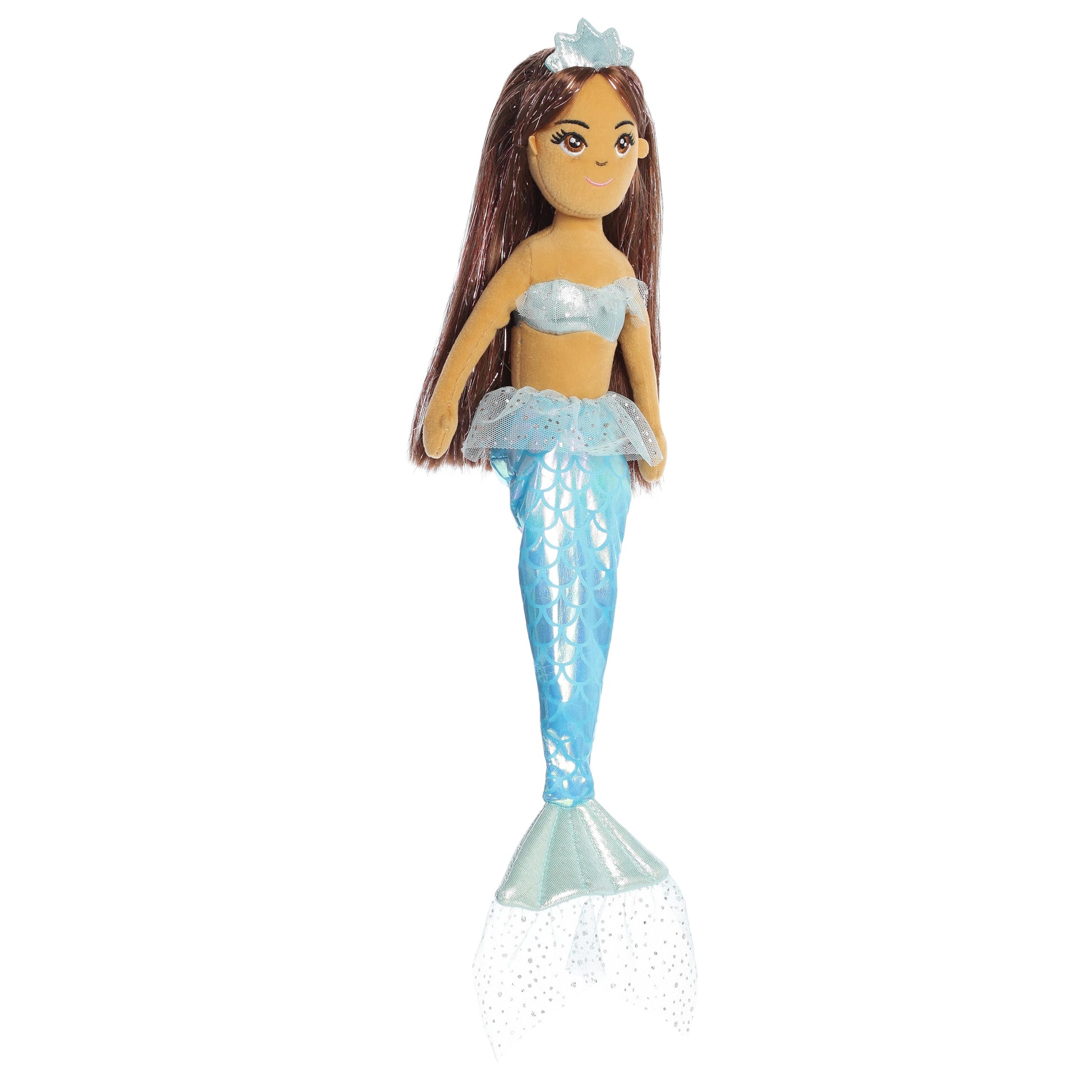 Aurora® Enchanting Sea Sparkles™ Princess Sparkles™ Yesenia Stuffed Doll - Imaginative Play with Magical Companions - Perfect for Kid's Birthdays