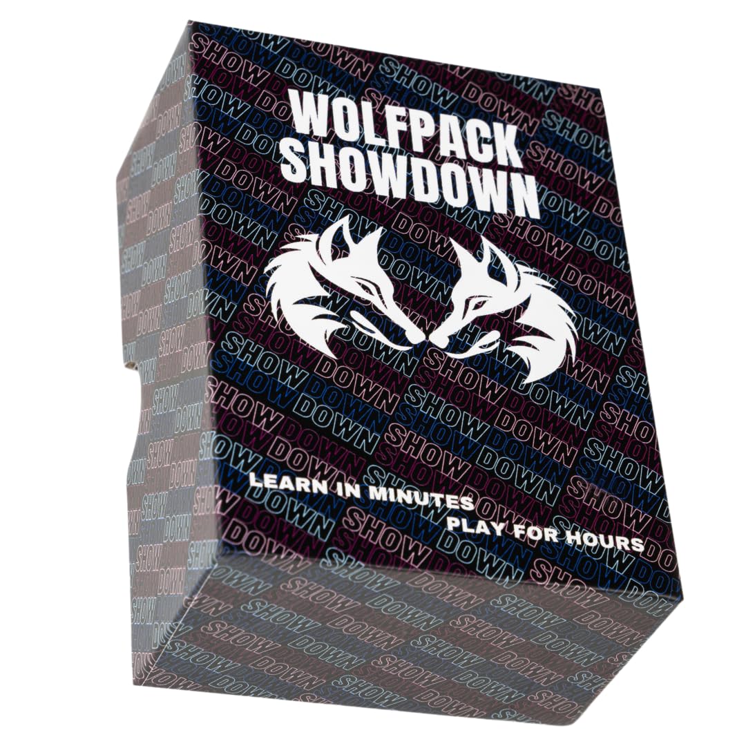 Gamboge Games Wolfpack Showdown - Strategic Family Card Game for Competitive Fun | Fast-Paced Battles for Kids, Teens, and Adults | 2-6 Players | Easy