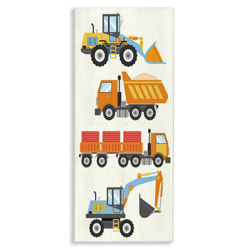 Stupell Industries 'Playful Construction Vehicles'| Canvas Art