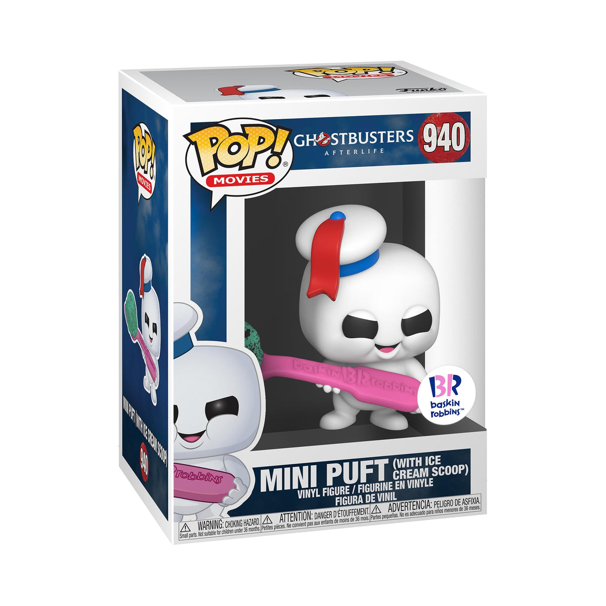 Funko Pop Ghostbusters Afterlife - Mini Puft w/Scoop #940 - Exclusive Special Edition - Mini Puft
