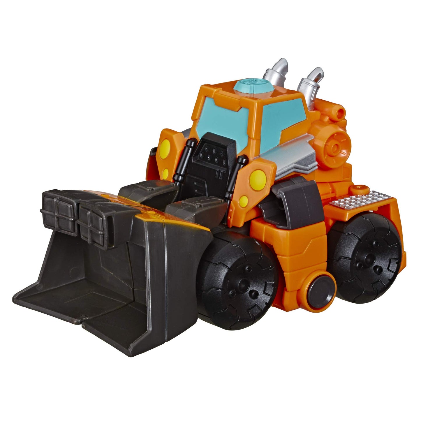 Transformers Playskool Heroes Rescue Bots Academy Wedge The Construction-Bot Converting Toy Robot, 6-Inch Collectible Action Figure for Kids Ages 3