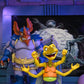 NECA - Teenage Mutant Ninja Turtles (1987 Cartoon) - 7” Scale Action Figure - Wingnut and Screwloose 2 Pack