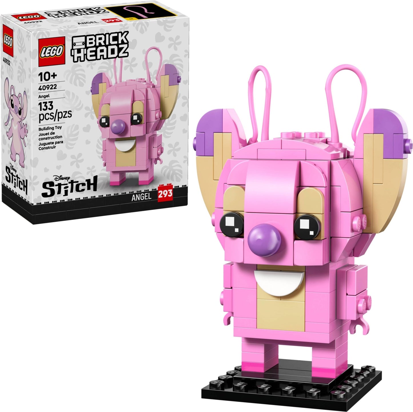 LEGO Disney 40922 Lilo, Stitch & Angel Building Set - Cute Character Display Models, Collectible Figures from Lilo & Stitch, Gift for Disney Fans,