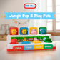 Lollipop Little Tikes Pop and Play Pals - Pop-Up Action Toy for Toddlers - Pull, Push, Click, Twist - Develop Motor Skills and Exploration Montessori