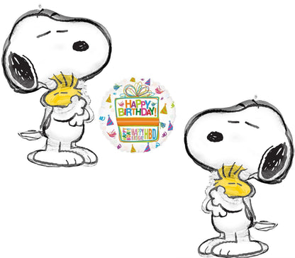 Peanuts Birthday Party Supplies Snoopy 3pc Balloons Decorations
