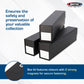 BCW QuickFold Card Storage Box for Sleeved Cards - 3 Pack - Not for Toploaders - Magnetic Closure - Holds 500-1200 Sleeved or Unsleeved Cards - MTG