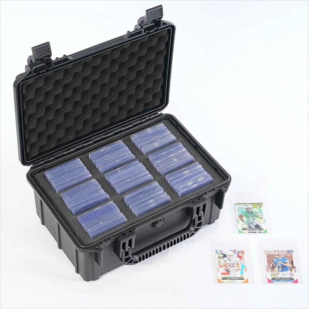 BOMIIPOR Semi Rigid Card Holder Case - Card Saver 1 Storage Box for Semi Rigid Card Holders, Semi Rigid Card Holder Box Fits 720 Cards?Model A?Classic
