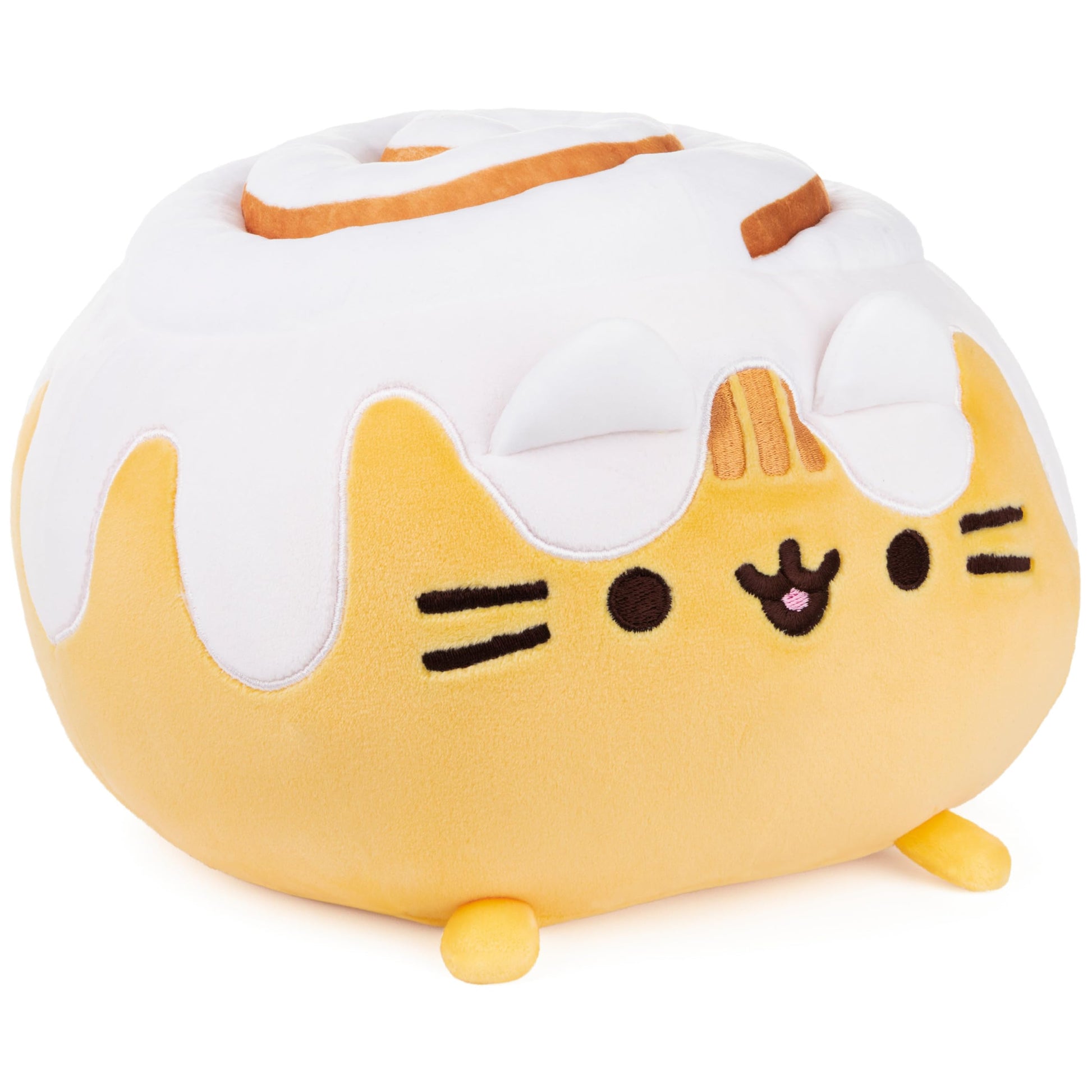 GUND Pusheen Catfé Cinnamon Roll Squisheen 11-Inch Squishy Plush; Ages 8+