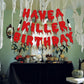 Have a Killer Birthday Party Banner, Halloween Horror Birthday Party Decorations, Halloween Bloody Horror Movie Birth day Party Decorations, Zombie