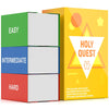 HOLY QUEST, A Fun Bible Trivia Game, Extra Value 400 Cards Pack with 6 Engaging Categories, Perfect for Bible Study, Youth Groups and Church