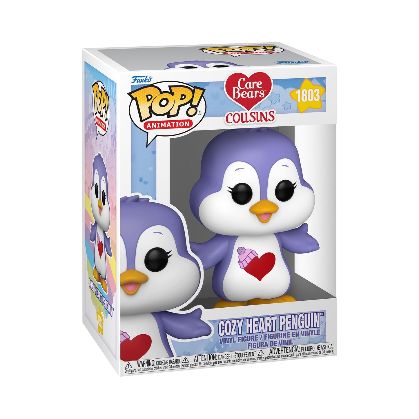 Funko Pop Animation: Care Bear Cousins - Cozy Heart Penguin - Care Bears - Collectable Vinyl Figure - Gift Idea - Official Merchandise - Toys for Kids
