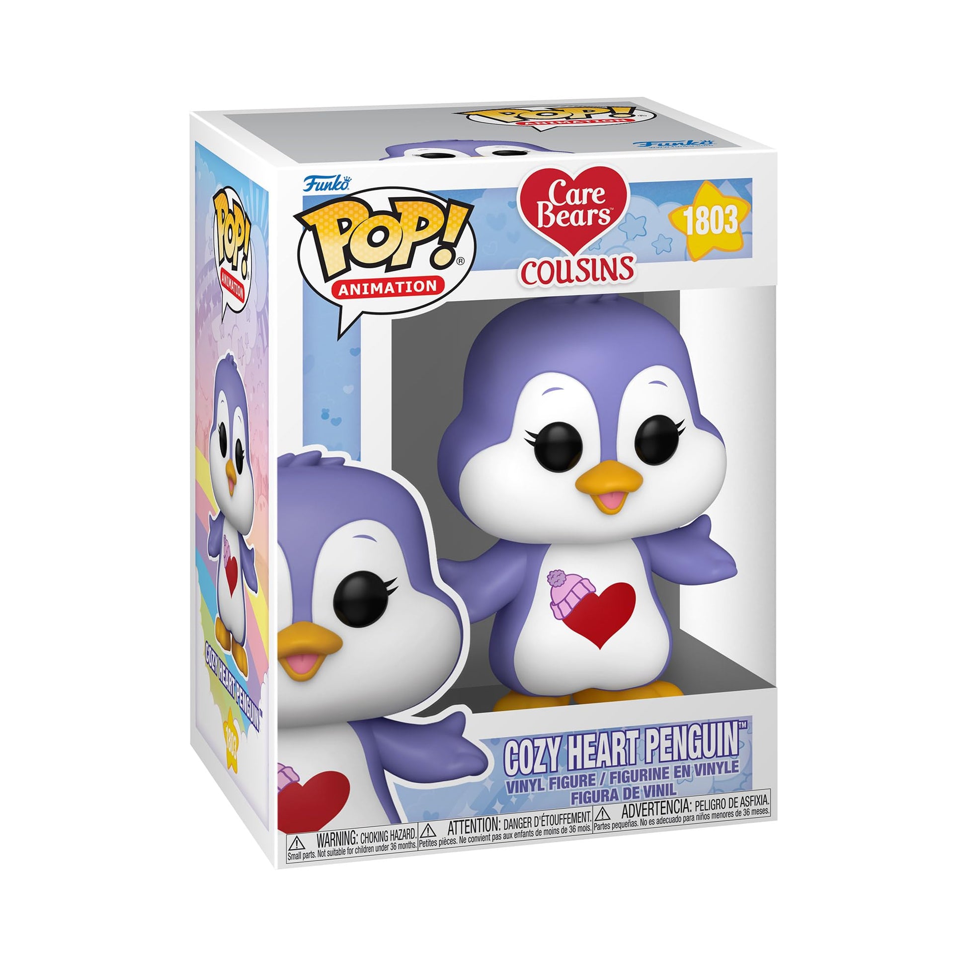 Funko Pop Animation: Care Bear Cousins - Cozy Heart Penguin - Care Bears - Collectable Vinyl Figure - Gift Idea - Official Merchandise - Toys for Kids