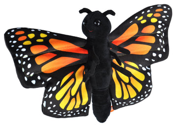 Wild Republic Huggers Monarch Butterfly Stuffed Animal - 8"