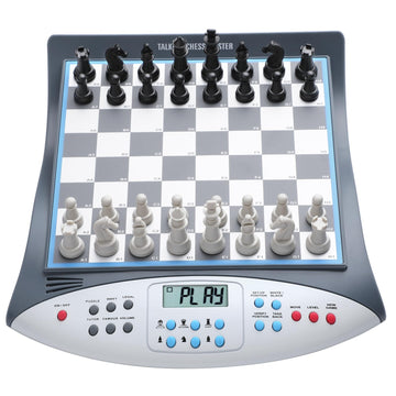 LEVEROAM Electronic Chess Set with Voice Teaching System, Magnetic Computer Chess Game, Great Partner for Beginners & Improving Players, Electronic