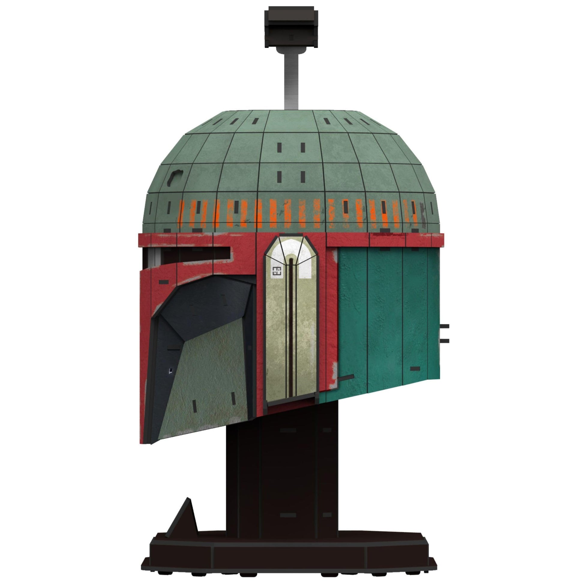 4D Cityscape Time Puzzle Star Wars 3D Paper Model Kits (Mandalorian Boba Fett Helmet) (4D51310)