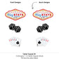 Big Dot of Happiness Las Vegas - Casino Party Centerpiece Sticks - Table Toppers - Set of 15