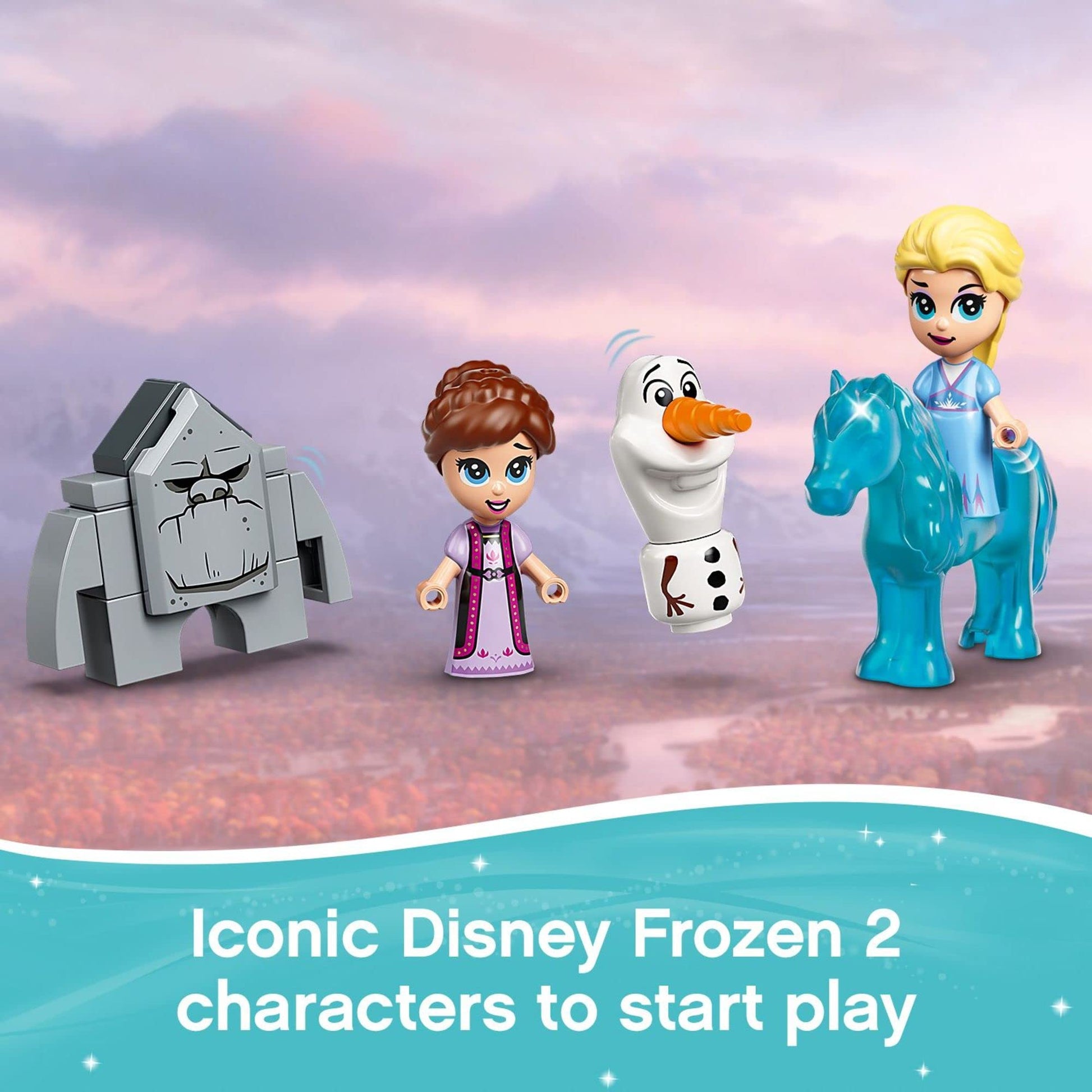 LEGO Disney Frozen 2 Elsa and The Nokk Storybook Adventures Building Toy 43189 Movie-Inspired Frozen Toy Set, Gift Idea for Kids Boys Girls Age 5+