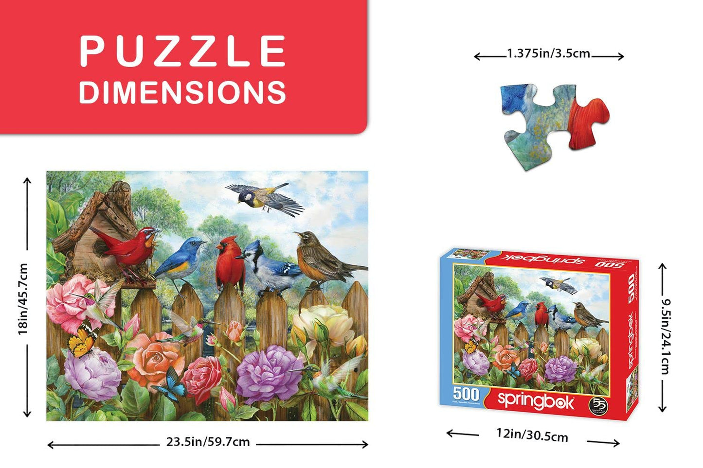 Springbok's 500 Piece Jigsaw Puzzle Morning Serenade - Made in USA