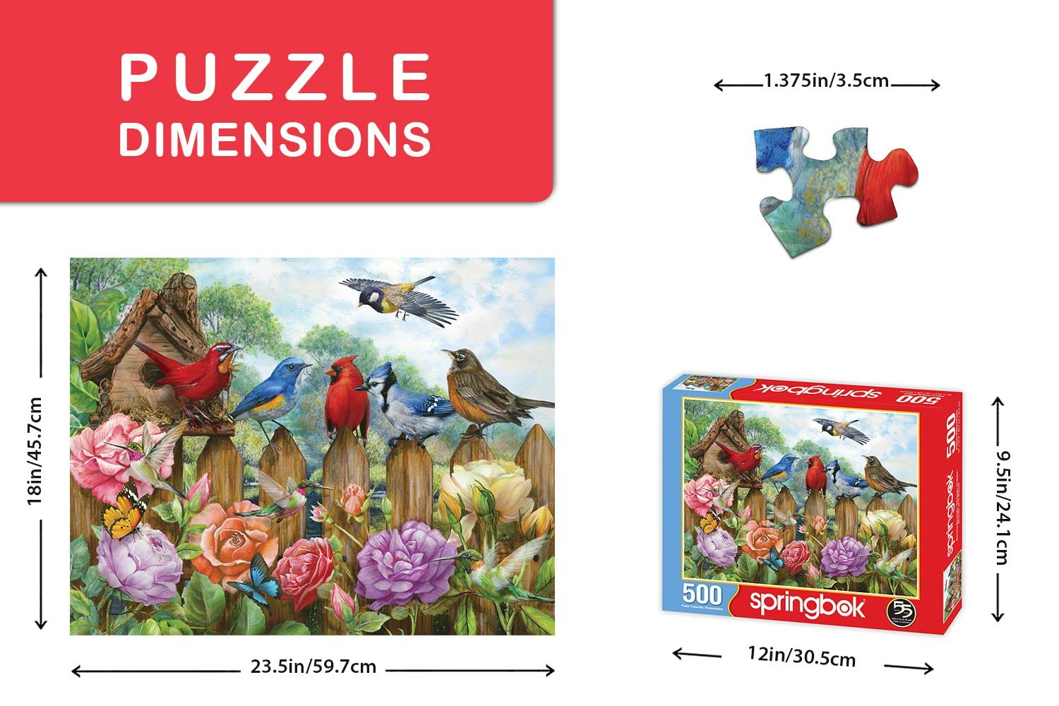 Springbok's 500 Piece Jigsaw Puzzle Morning Serenade - Made in USA