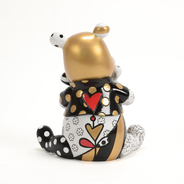Enesco Disney Britto Winnie The Pooh Head in Hands Midas Figurine, 7.2 Inch, Multicolor