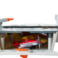 Matchbox Aircraft Carrier Playset,10 Die-Cast Sky Buster Toy Airplanes & 1 Die-Cast 1:64 Scale Toy Car, Expands to 20 Inches, Includes Missile