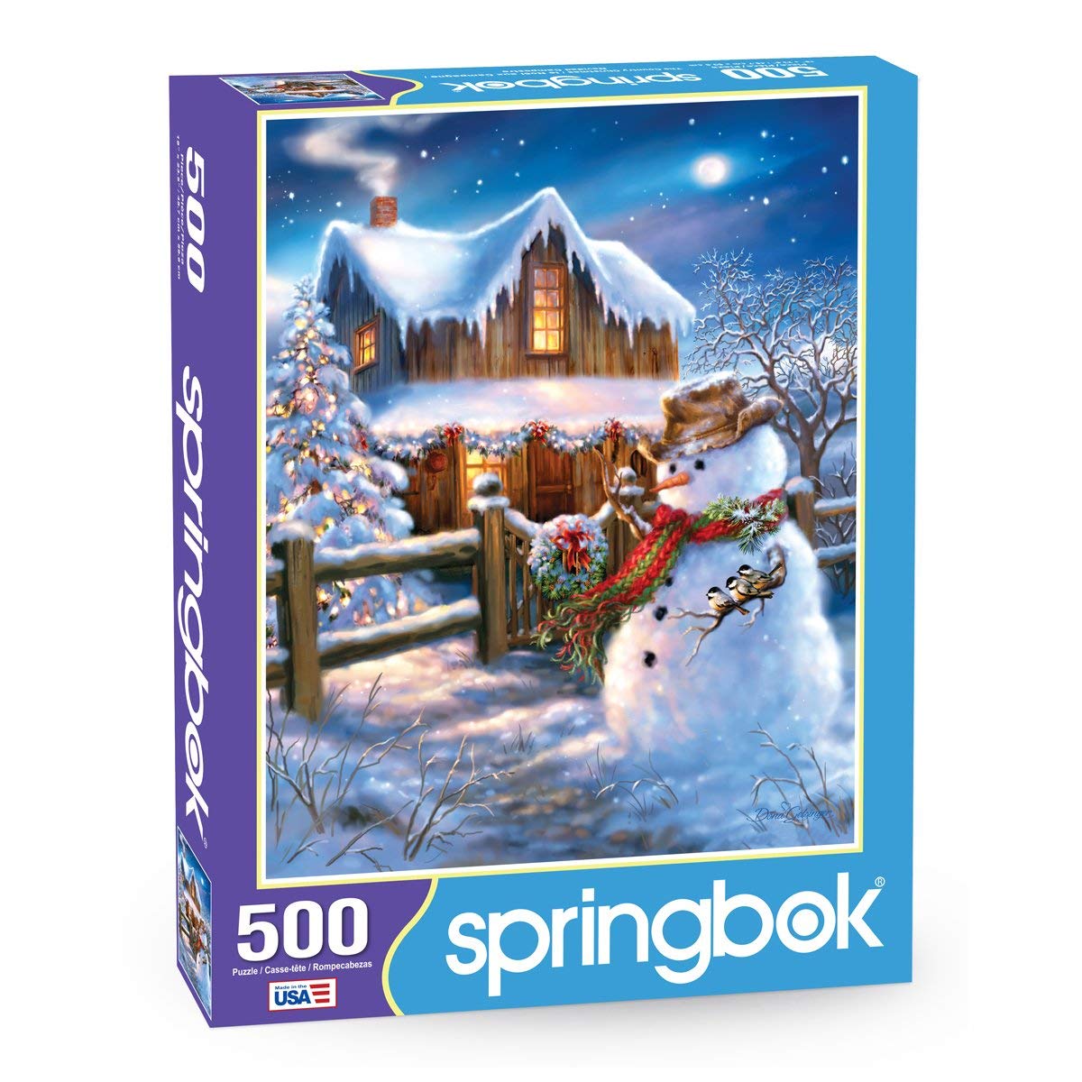 Springbok The Country Christmas 500 Piece Winter Jigsaw Puzzle for Adults