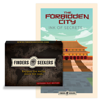 Finders Seekers Mystery Game | The Forbidden City: Ink of Secrets - Be a Detective and Investigate an Unsolved Case, Escape Room Style Puzzles,
