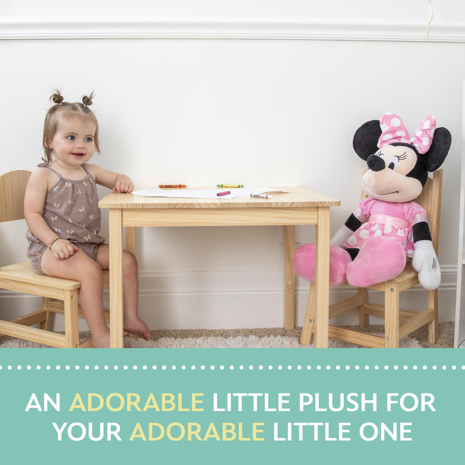 Disney Baby Minnie Mouse Stuffed Animal Plush Toy, 25 Inches