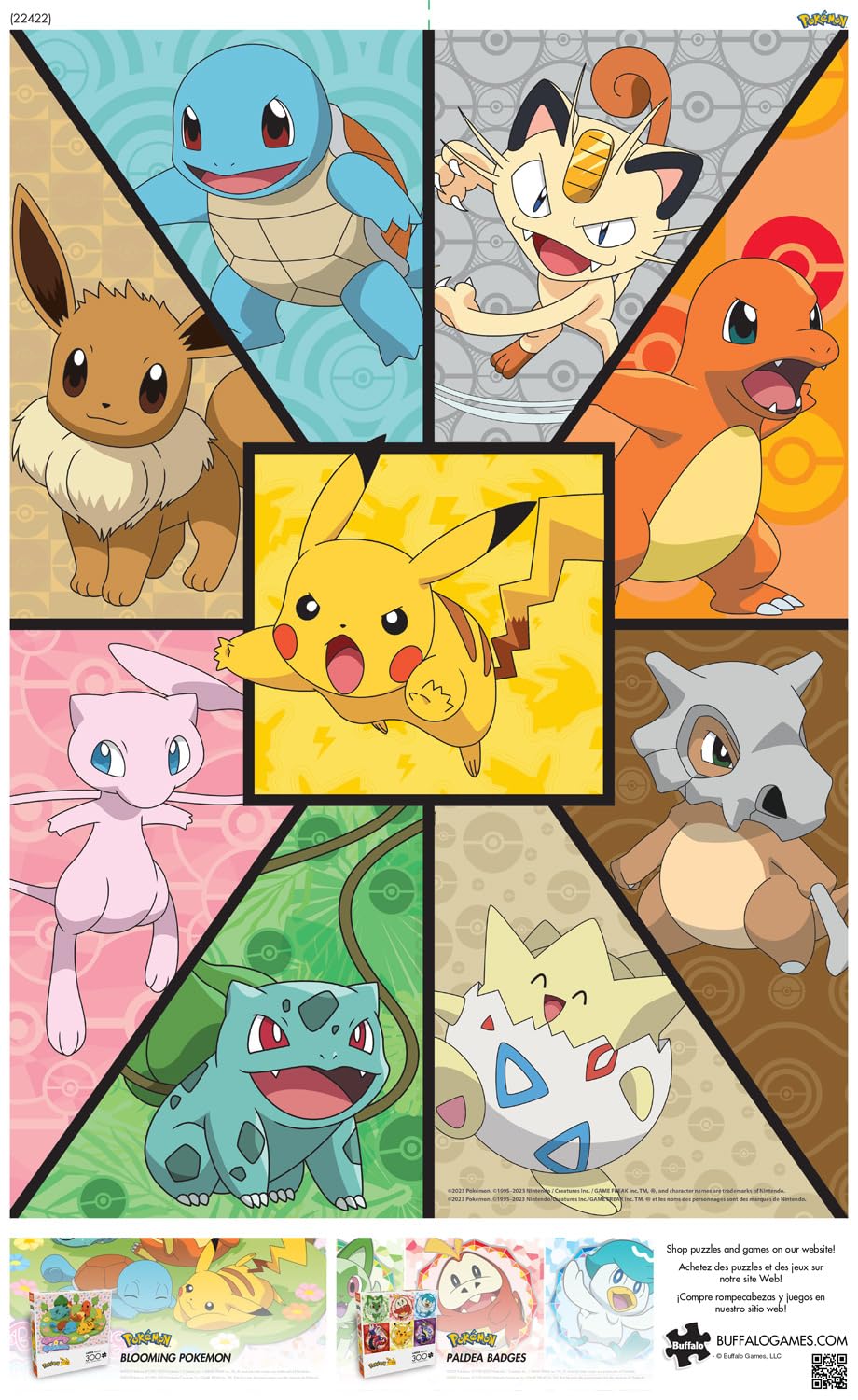 Buffalo Games - Pokémon Kanto Companions - 300 Piece Puzzle for Adults