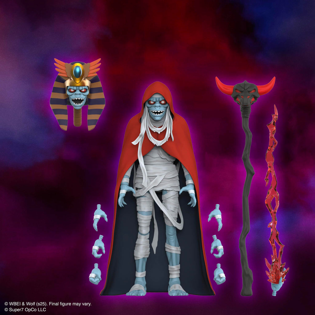 Super7 ULTIMATES! Thundercats Mumm-Ra (Old Man) - 7" Thundercats Action Figure with Accessories - Classic Cartoon Collectibles and Retro Toys