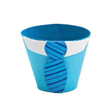 Fun Express Father's Day Treat Holder Craft Kit - Makes 12 - Craft Gifts for Kids