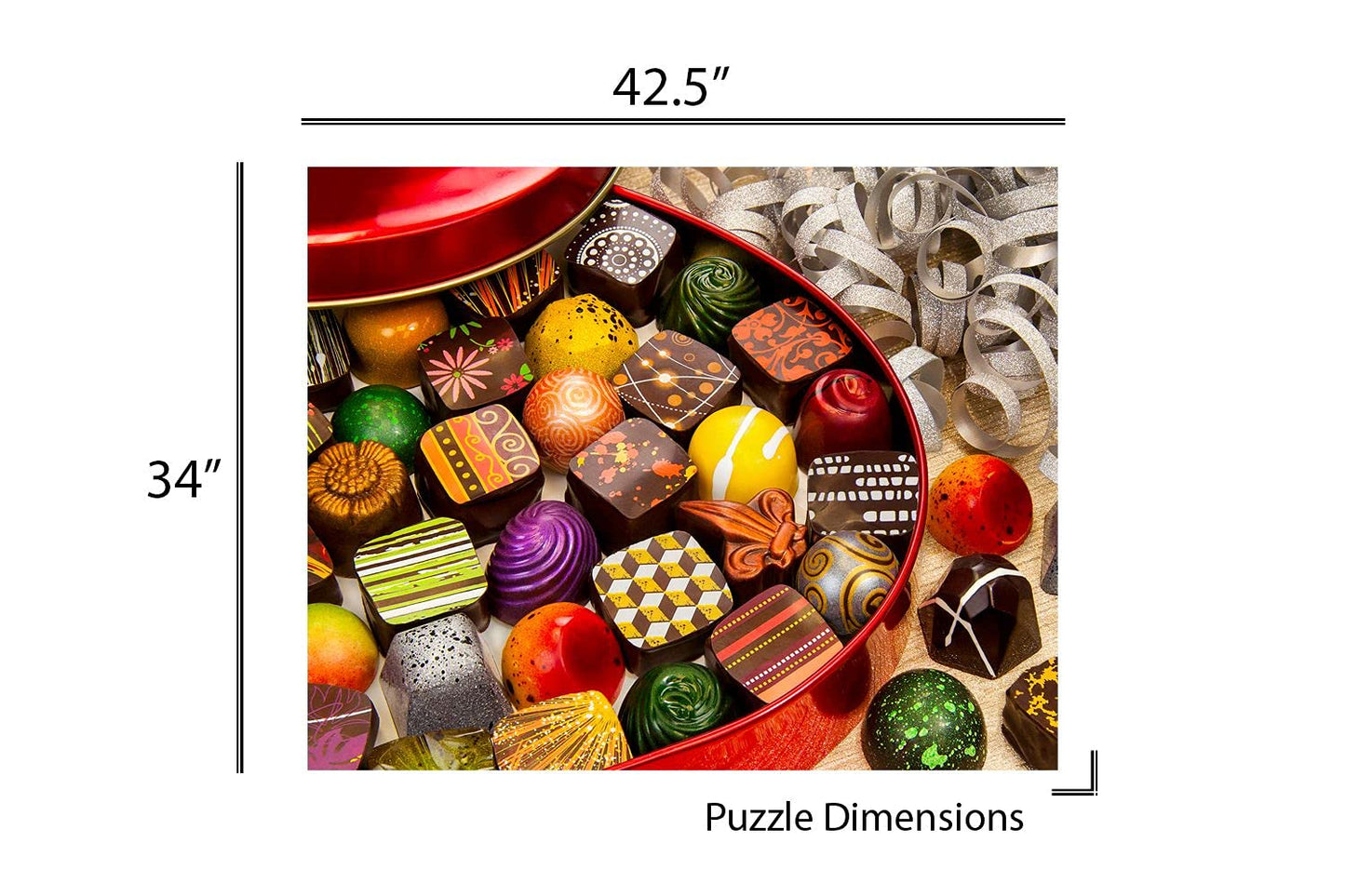 Springbok's 2000 Piece Jigsaw Puzzle Tin of Treats - Made in USA
