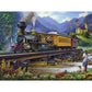 Bits and Pieces - 300 Piece Jigsaw Puzzle for Adults - Old Stream Train - Locamotive Track Rail Bridge Jigsaw Puzzle by Artist Oleg Gavrilov