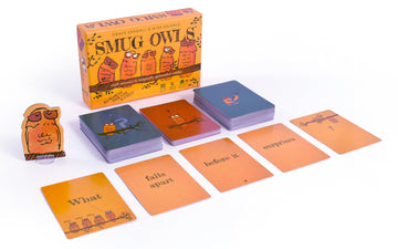 Runaway Parade Games Smug Owls Card Game - an Award-Winning Hilarious & Creative Riddle-Solving Party Game for Kids and Adults | Fun for the Whole