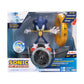 Sonic The Hedgehog Speed RC Skateboard Vehicle with Gold Ring Controller - Light Up Wheels & 360 Spins, Turbo Mode for Extra Boost, 2.4GHz, 100FT