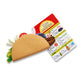 Melissa & Doug Fill & Fold Taco & Tortilla Set, 43 Pieces - Sliceable Wooden Mexican Play Food, Skillet, and More - FSC Certified