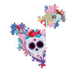 eeBoo: Piece and Love Viva la Vida Frida Kahlo 1000 Piece Square Adult Jigsaw Puzzle, Puzzle for Adults and Families, Glossy, Sturdy Pieces