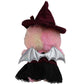 Halloween Costume Clothes for Labubu, 2-Piece Vampire Witch Outfit with Bat Wings. Red & Black Dress for Collectible Art Toy Figure. Deluxe Doll