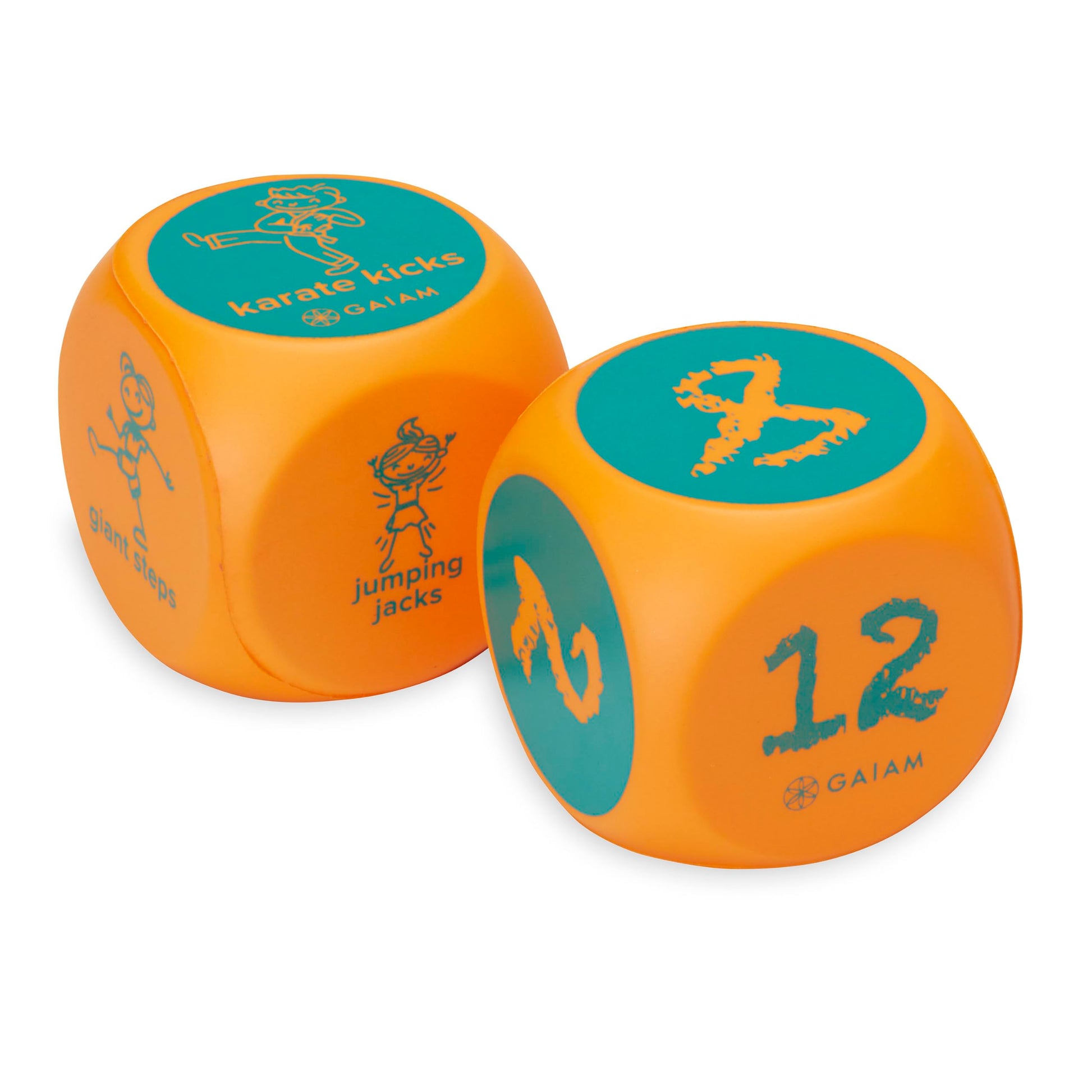 Gaiam Kids Activity Fitness Dice, Fun Classroom Game