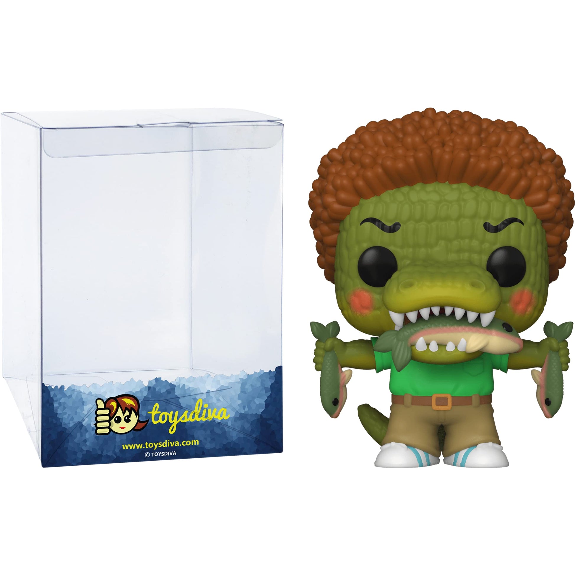 Funko Ali Gator: P o p ! G P K Vinyl Figurine Bundle with 1 Compatible 'ToysDiva' Graphic Protector (007-54345 - B)