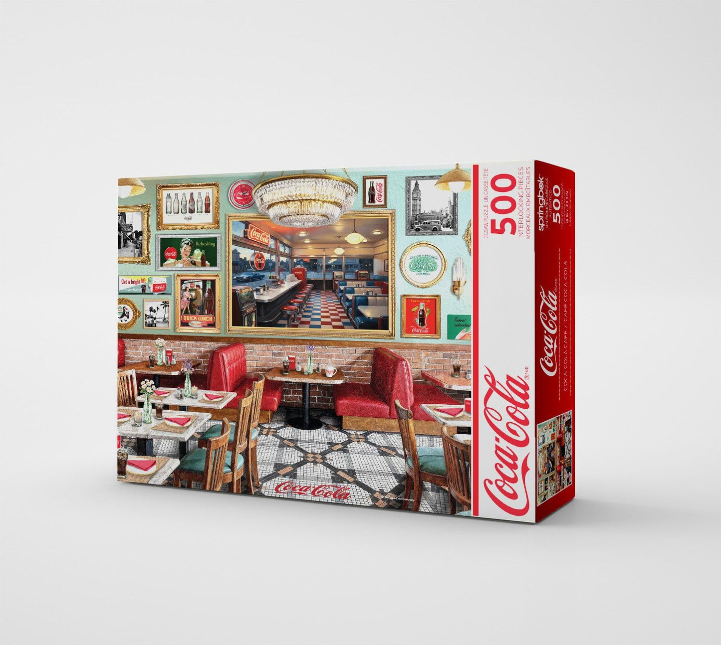 Springbok Coca-Cola Café 500 Piece Jigsaw Puzzle for Adults