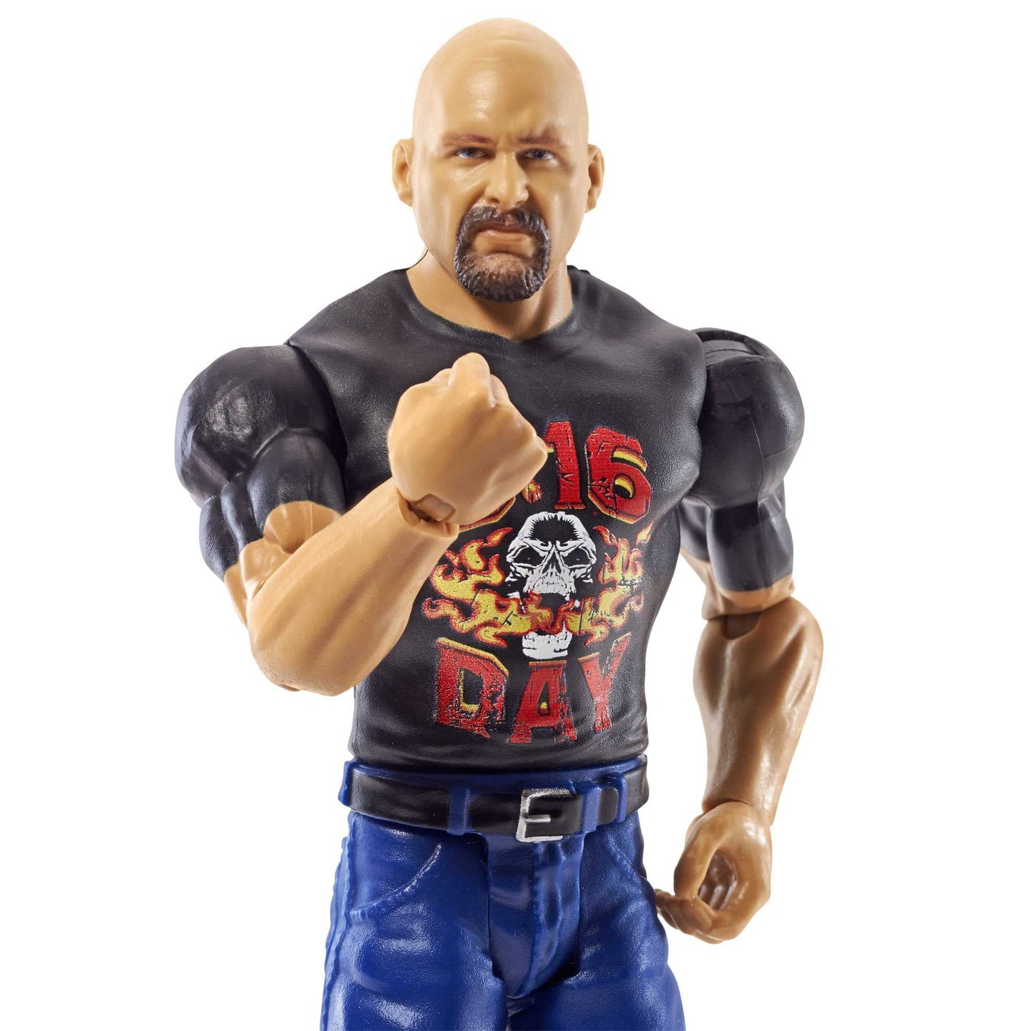 Mattel WWE Basic Action Figure, Stone Cold Steve Austin, Posable 6-inch Collectible for Ages 6 Years Old & Up
