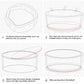 TRENDBOX Soft Foam Sponge Indoor Round Ball Pit,Ideal for Children - Dark Gray
