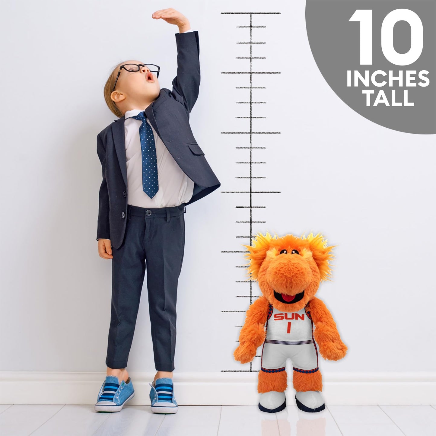 Bleacher Creatures Connecticut Sun Blaze 10" Mascot Plush Figure - A Mascot for Play or Display