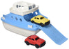 Green Toys Ferry Boat, Blue/White CB - Pretend Play, Motor Skills, Kids Bath Toy Floating Vehicle. No BPA, phthalates, PVC. Dishwasher Safe, Recycled
