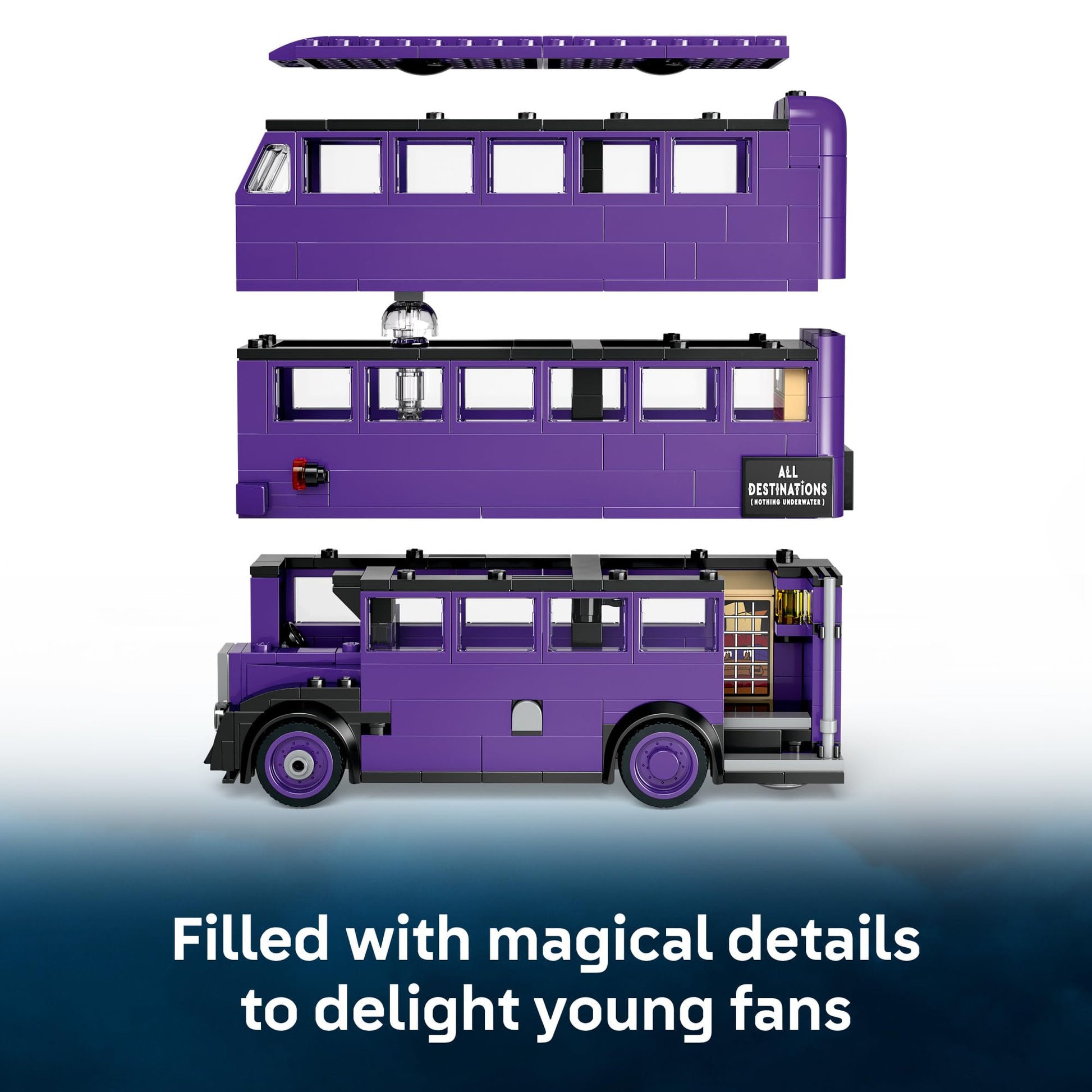 LEGO Harry Potter Knight Bus Adventure - Building Toy for Kids, Boys, and Girls, Ages 8+ - Iconic Bus from Harry Potter and The Prisoner of Azkaban